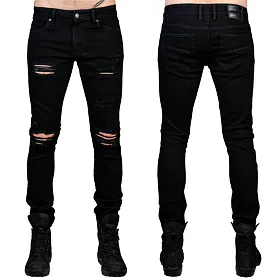 kalhoty jeans WORNSTAR Rampager Shredded 40